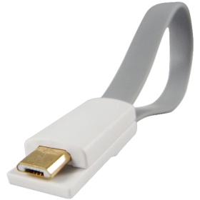 D1096510015 micro USB cable 磁性純銅傳輸線(灰)