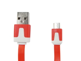 D1096510120 VIO A公對micro 5P USB連接線(紅)
