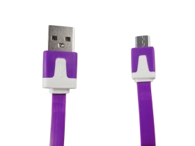 D1096510130 VIO A公對micro 5P USB連接線(紫)