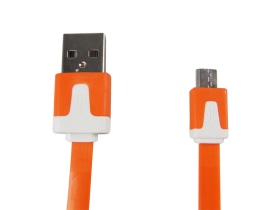 D1096510180 VIO A公對micro 5P USB連接線(橘)