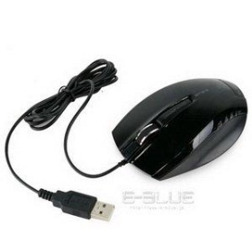 EMS102BK E-BLUE藍光鯊魚鼠(黑)
