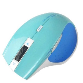 EMS106BL E-BLUE藍光無線六鍵鼠(藍)