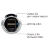ICC-31A-B i-Gear 3.1A大電流雙USB 車用充電器( 黑 )