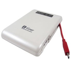 IMB10400-WH i-Gear Handy 10400mAh 便利充 行動電源(紳士白)