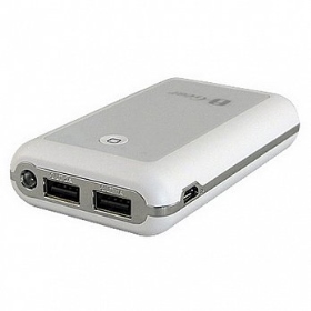 IMB9000-WH i-Gear 9000mAh 雙USB輸出LED大容量行動電源-紳士白