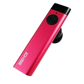 SBH-023RT-RE 雙待機 V3.0 鋁合金入耳式藍芽耳機 - 玫瑰紅