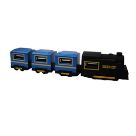 SH-H812 嘻哈部落 4 Port USB2.0 Hub 火車造型集線器