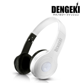 SKM-X1-W DENGEKI 電擊 中型手機MP3耳機麥克風(銀白)