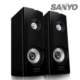 SYSP-1028 SANYO三洋2.0聲道木質多媒體喇叭(木之紋)