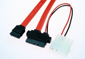 111026011 Slimline SATA 13P線端7P大4P 5015cm