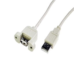 11103226 USB A公 ／ A母(U型頭) 1.8米