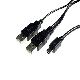 111032271 USB A公 ／ A公迷你5PIN 30／90CM