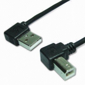 111033943 USB A公 ／ B公 90度 1.8米