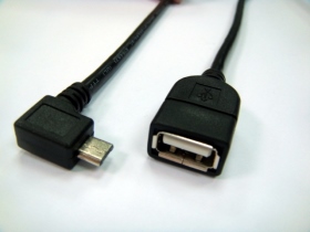 1110339507 USB A母(全包型) ／ Micro 90度 1.5米