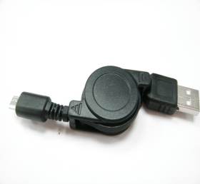 111033995 USB A公 ／ Micro USB B伸縮線 80公分