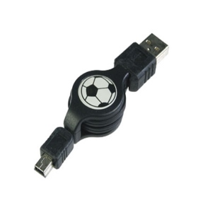 11103399 USB A公 ／ 迷你5PIN 伸縮線 80公分