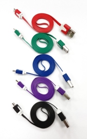11103520 USB A公 ／ Micro USB充電傳輸線(扁) 1米