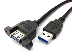 11103579130 USB 3.0 A公A母(U型頭) 1米