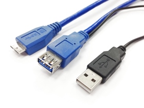 1110357914 USB 3.0 A母A公Micro B公 20 30cm
