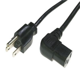 11104353 美規主機電源線 母頭90度 1.8米