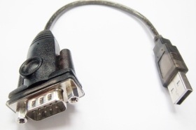 11206726 USB A公 ／ RS232 25CM 前卯螺母
