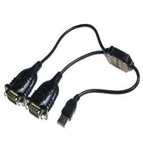 11207314 USB TO 2RS232 DB-9M