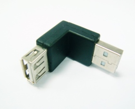 11306119 USB (2.0) A公 ／ A母 上轉90度 轉接頭