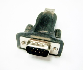 113062015 USB (2.0) A公 ／ RS232 轉接頭