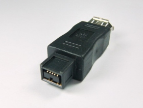 11306460 IEEE 1394B 轉接頭 BA9公 ／ 6母