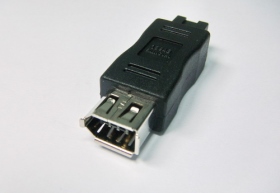 11306461 IEEE 1394B 轉接頭 BL9公 ／ 6母