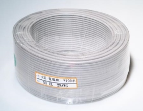 11700012 電腦線 28AWG NO UL 100米 灰色