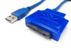 201306251 USB 3.0 to Micro SATA 16 Pin SSD 轉接線