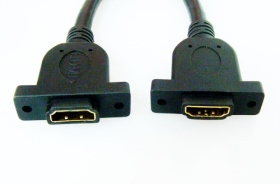HD0002 HDMI 19母 ／ HDMI 19母 U型雙頭