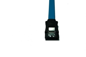 JG021 SATA 7P 180度 ／ 7P 180度 彈片型 藍色 1米