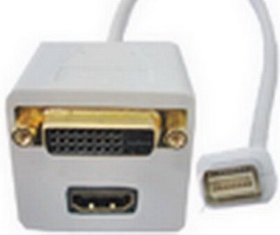 VDI00019 迷你DVI 32公 ／ DVI 245母HDMI 19公 30公分