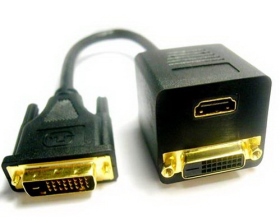 VDI00035 DVI 245公 ／ HDMI 19公DVI 241母 30公分