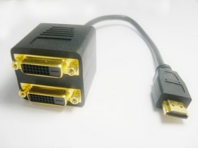 VDI00038 HDMI 19公 ／ DVI 241母2 30公分