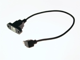 WG0019 USB B母(U型頭) ／ MINI 5P 90度