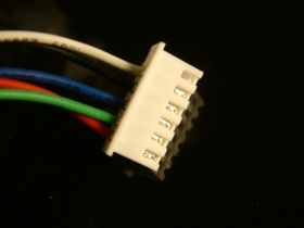 5WI251680 2.5MM 6P插單頭線 80CM