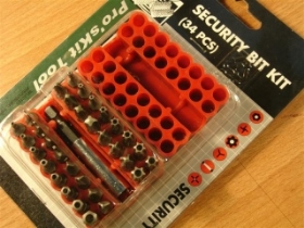 TOL8PKSD009 34PCS BITS頭 8PK-SD009