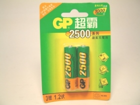 BTN3GPB 鎳氫可充電電池 3號 GP超霸 2500MAH