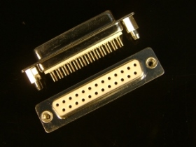 COND25SB1 25PD接頭母180度PCB式+ 魚插6mm