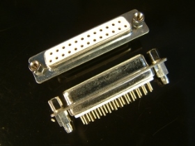 COND25SPB 25PD接頭母180度 魚插+銅柱
