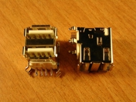 CONUSBA2 USB連接器 A母 雙層