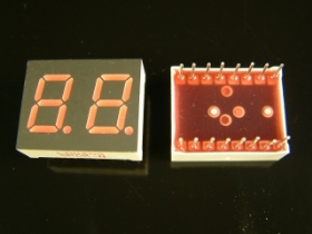 DDC42 0.4雙8七段顯示器共陰 黑面紅膠
