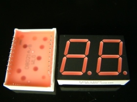 DDC82 0.8雙8七段顯示器共陰黑面紅膠