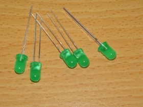 DL5G2A LED 5MM 綠色 霧狀高亮L053SGD