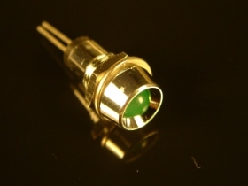 DL5GIU 5MM LED(綠鐵殼凹)