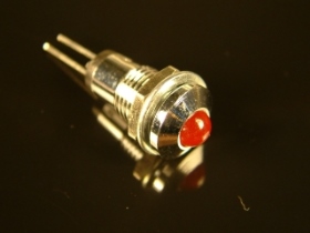 DL5RID 5MM LED(紅鐵殼凸)
