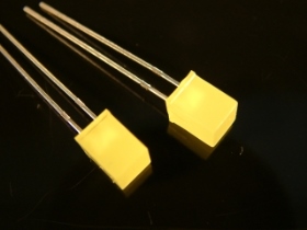 DL5X5Y LED 55MM 黃色方型
